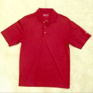 Nike Golf Dri Fit Red polo size M. EUC.